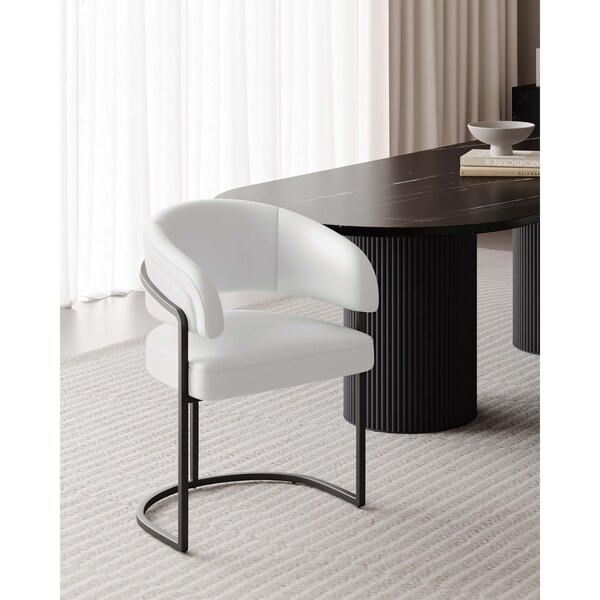 Manhattan Comfort Augusta Dining Chair in White DC094-WH - main